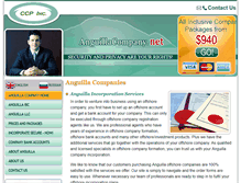 Tablet Screenshot of anguillacompany.net